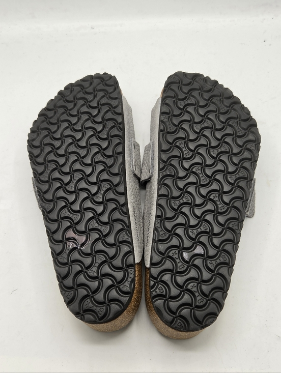Birkenstock Kyoto Gray Nubuck Leather Sandals EU 45 US Men 12 Regular Wide main image 4